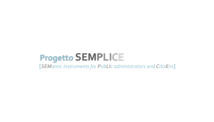 SEMPLICE – SEMantic instruments for PubLIc administrators and CitizEns