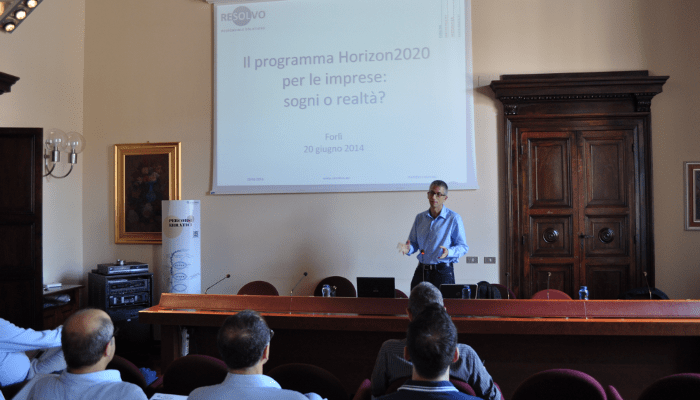 Resolvo presenta H2020 a Percorsi Erratici