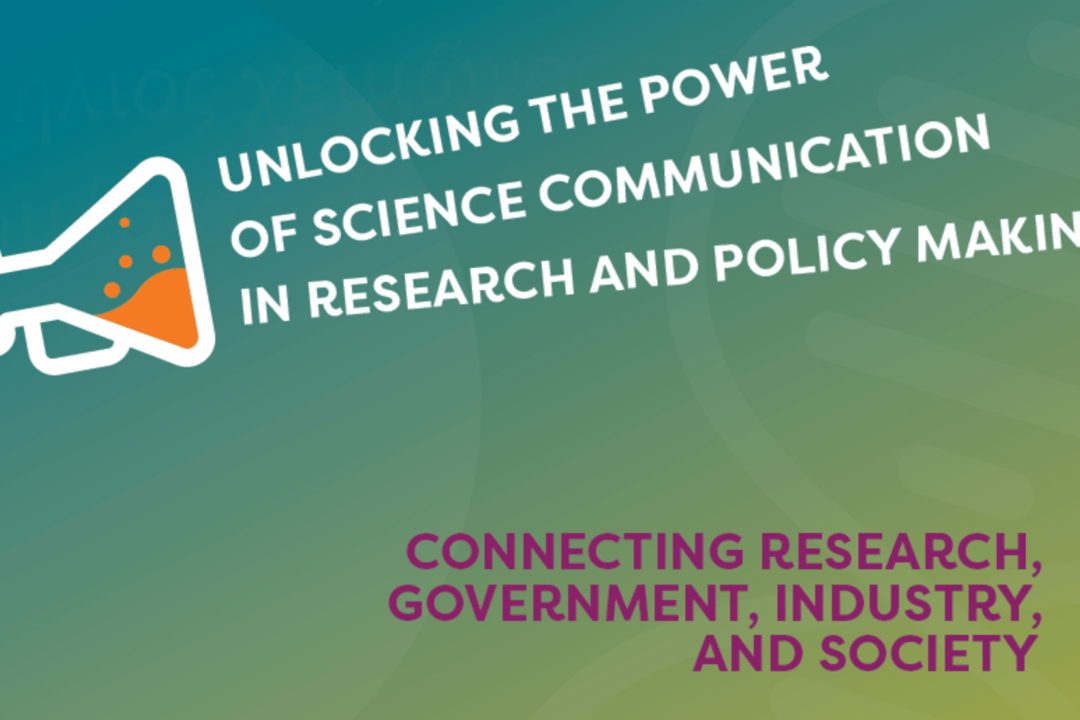Resolvo at the conference “Unlocking the Power of Science Communication in Research and Policy Making”